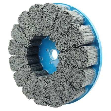 Weiler 9" Maximum Density Nylox Disc Brush 80SC Crimped Rectangular Fill 85997